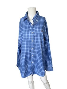 Polo Ralph Lauren Custom Fit Button Down Shirt Long Sleeve Mens Size 15 1/2